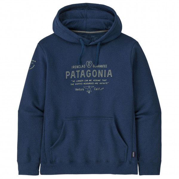 Patagonia - Forge Mark Uprisal Hoody - Hoodie Gr L blau von Patagonia