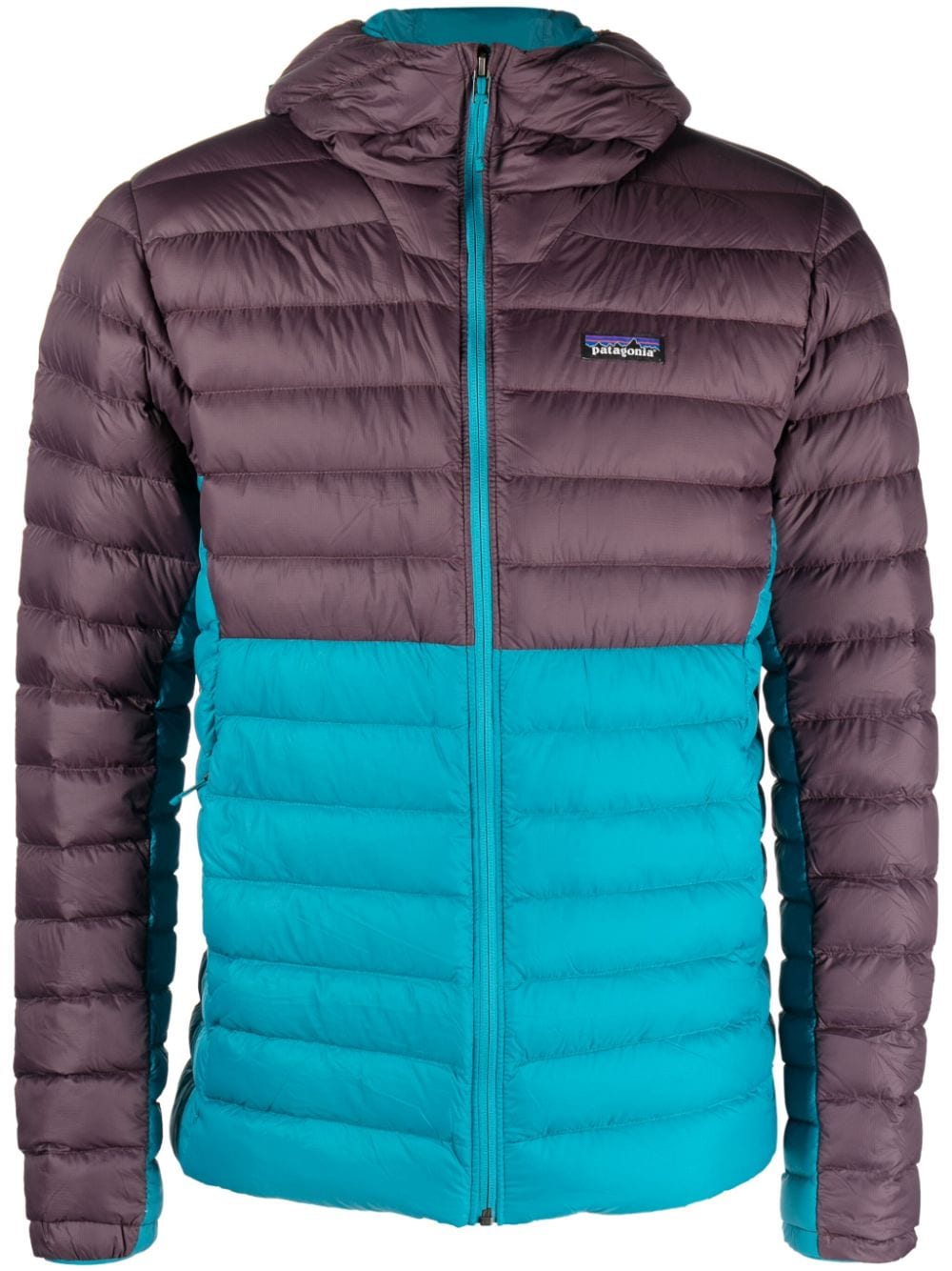 Patagonia Gefütterte Jacke mit Logo-Patch - Blau von Patagonia