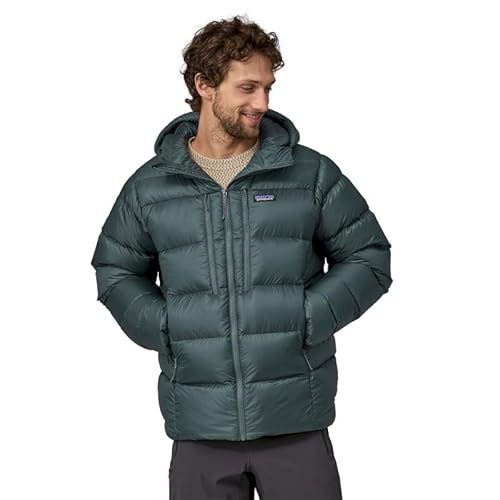 Patagonia Herren M's Fitz Roy Down Hoody Sweatshirt, Grün (Nouveau Green), M von Patagonia