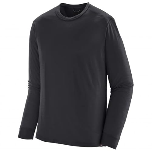 Patagonia Herren M's L/S Cap Cool Merino T-Shirt, schwarz, L von Patagonia