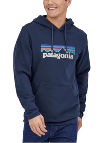 Patagonia Herren P-6 Logo Uprisal Hoody Sweatshirt, Blau (New Navy), XL von Patagonia