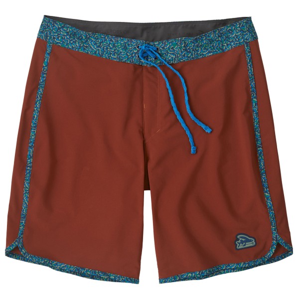 Patagonia - Hydropeak Scallop Boardshorts - Boardshorts Gr 32 - Length: 18'' rot von Patagonia