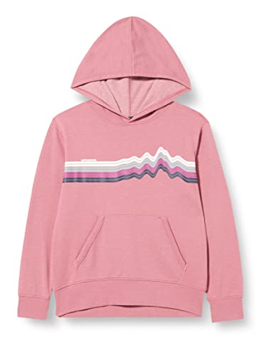 Patagonia Jungen K's LW Graphic Hoody Sweatshirt top, Ridge Rise Stripe: Light Star Pink, M von Patagonia