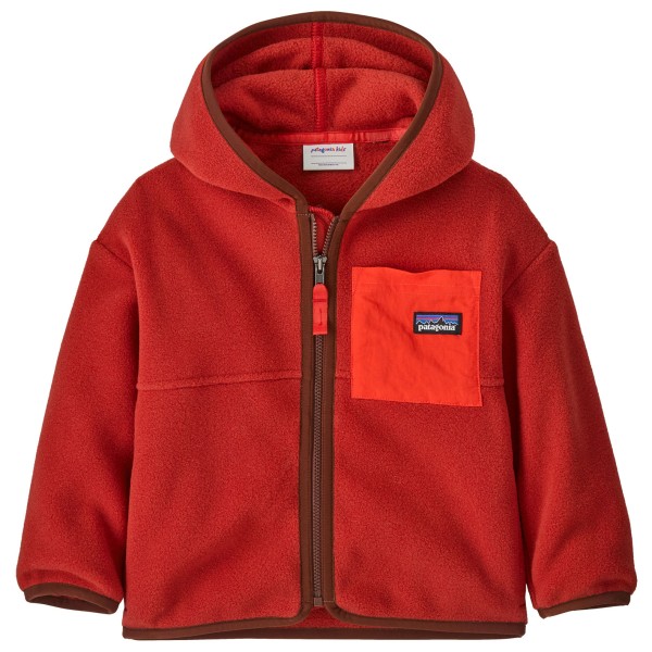 Patagonia - Kid's Baby Synch Hoody - Fleecejacke Gr 3-6 Months rot von Patagonia
