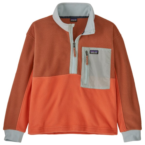 Patagonia - Kid's Microdini 1/2 Zip P/O - Fleecepullover Gr S rot von Patagonia