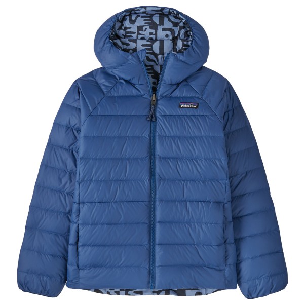 Patagonia - Kid's Reversible Down Sweater Hoody - Daunenjacke Gr S blau von Patagonia
