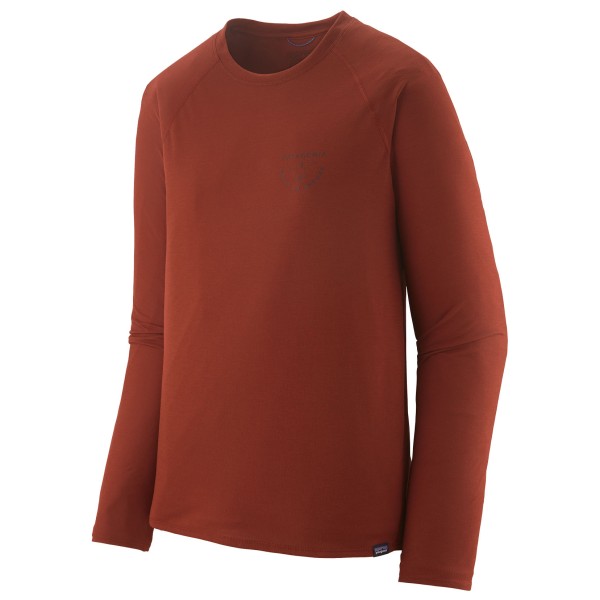 Patagonia - L/S Cap Cool Trail Graphic Shirt - Funktionsshirt Gr L;M;S;XL;XS blau/grau;rot von Patagonia