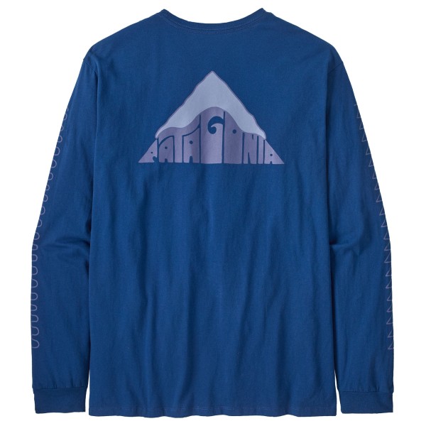 Patagonia - L/S Driftways Organic T-Shirt - Longsleeve Gr XXL blau von Patagonia