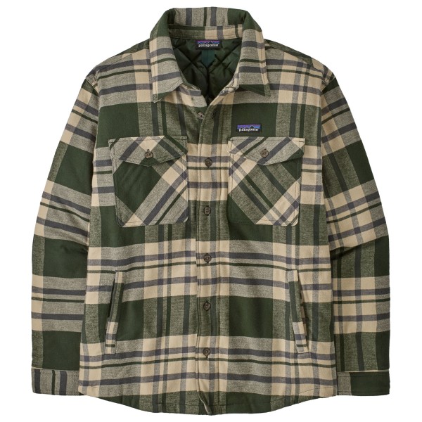 Patagonia - Lightweight Insulated Fjord Flannel Shirt - Freizeitjacke Gr S oliv von Patagonia