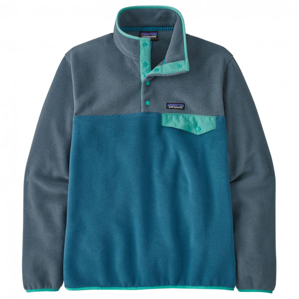 Patagonia - Lightweight Synch Snap-T P/O - Fleecepullover Gr L;M;S;XL;XS;XXL blau;blau/rot;bunt;grau;oliv;türkis/blau von Patagonia