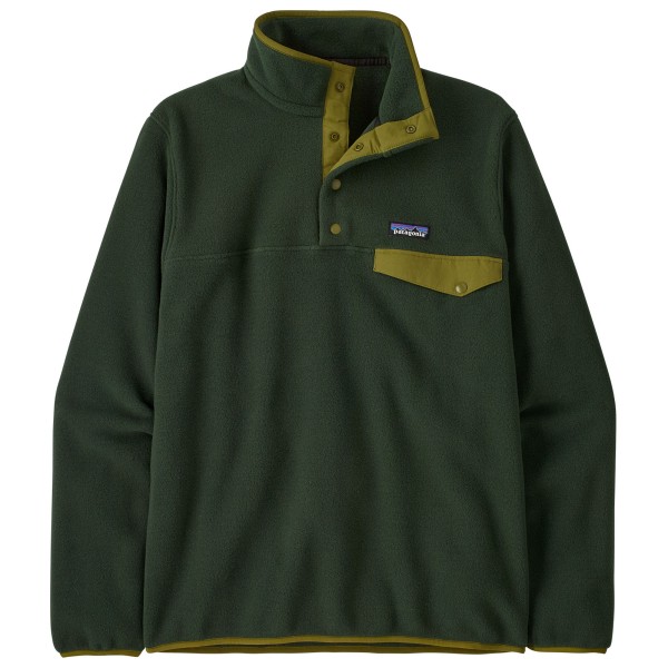 Patagonia - Lightweight Synch Snap-T P/O - Fleecepullover Gr M oliv von Patagonia
