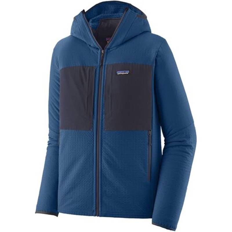 Patagonia M's R2 Techface Hoody Herren Midlayer clement blue L von Patagonia