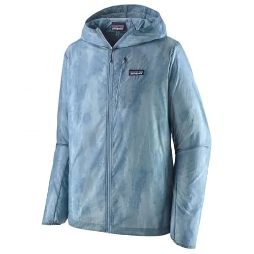 Patagonia Men's Houdini Jacket Agave Big Tonal Light Plume Grey (as3, numeric, numeric_44, numeric_46, regular, regular, Light Plume Grey, 44) von Patagonia