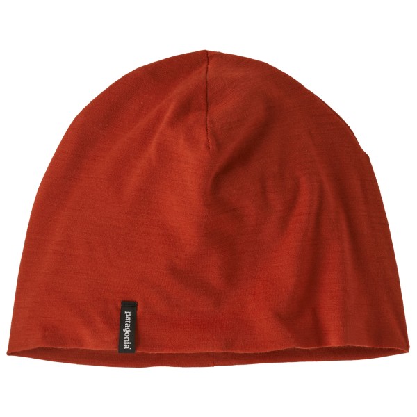 Patagonia - Overlook Merino Wool Liner Beanie - Mütze Gr One Size rot von Patagonia