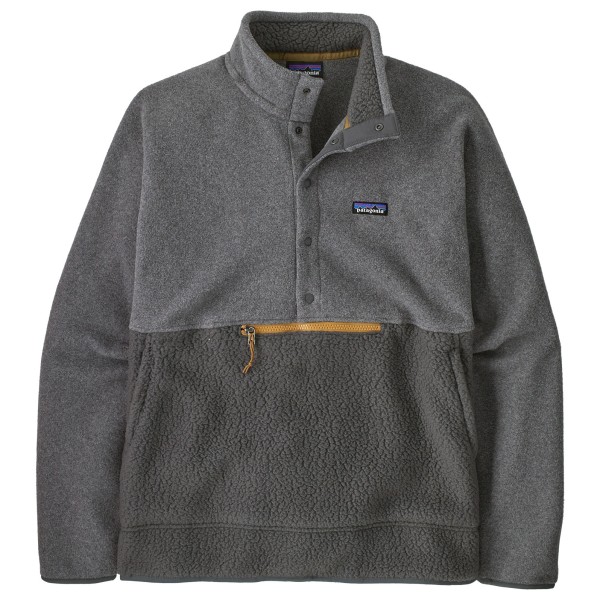 Patagonia - Retro Pile 1/2 Snap Pullover - Fleecepullover Gr XS grau von Patagonia