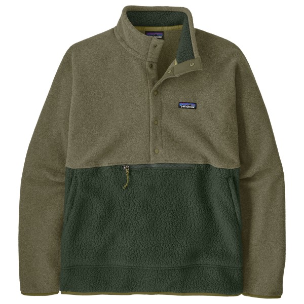 Patagonia - Retro Pile 1/2 Snap Pullover - Fleecepullover Gr XXL oliv von Patagonia