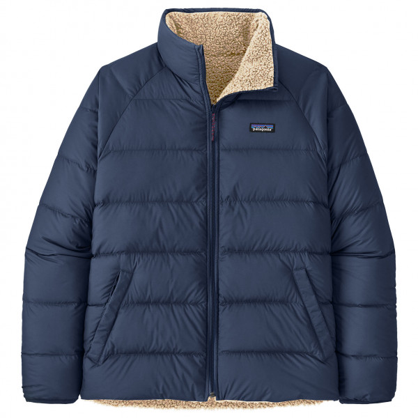 Patagonia - Reversible Silent Down Jacket - Daunenjacke Gr S blau;grau;oliv von Patagonia