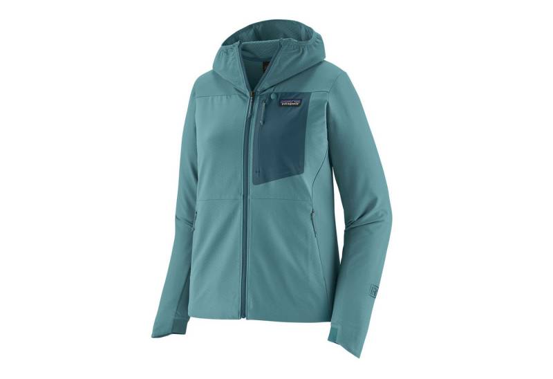 Patagonia Softshelljacke Patagonia Ws R1 CrossStrata Hoody - Softshelljacke Damen Kapuze von Patagonia