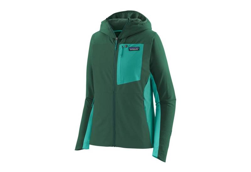 Patagonia Softshelljacke Patagonia Ws R1 CrossStrata Hoody - Softshelljacke Damen Kapuze von Patagonia