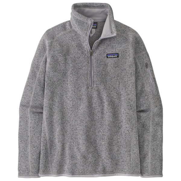 Patagonia - Women's Better Sweater 1/4 Zip - Fleecepullover Gr L grau von Patagonia