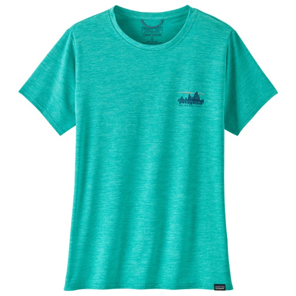 Patagonia - Women's Cap Cool Daily Graphic Shirt - Funktionsshirt Gr L türkis von Patagonia