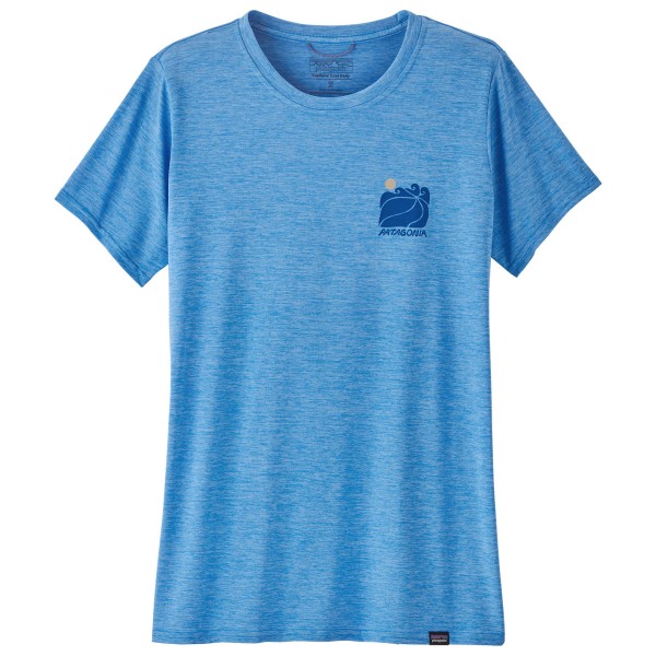 Patagonia - Women's Cap Cool Daily Graphic Shirt Waters - Funktionsshirt Gr XS blau von Patagonia