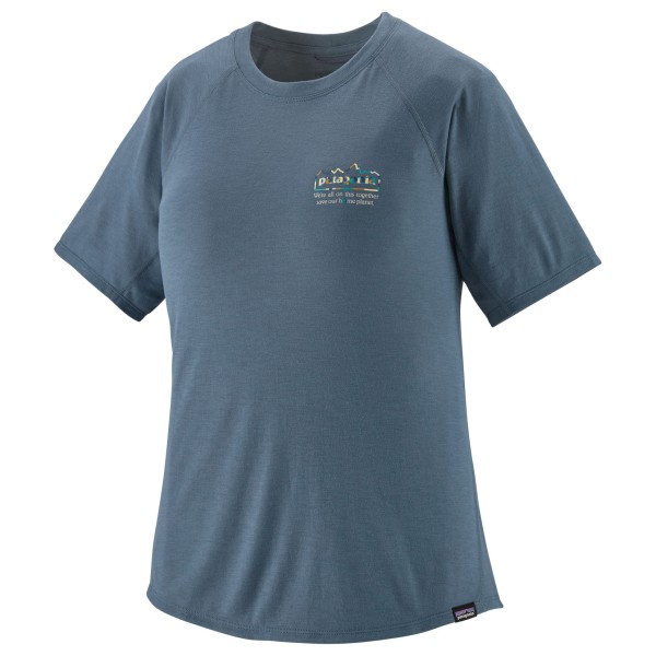 Patagonia - Women's Cap Cool Trail Graphic Shirt - Funktionsshirt Gr XXL blau von Patagonia