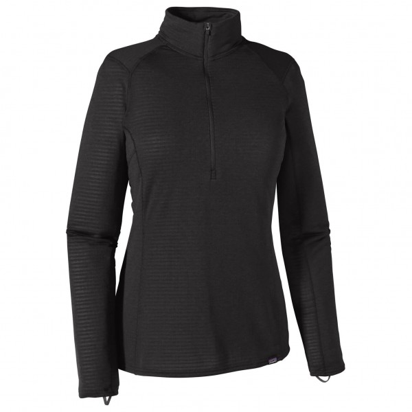 Patagonia - Women's Capilene Thermal Weight Zip Neck - Kunstfaserunterwäsche Gr XL schwarz von Patagonia