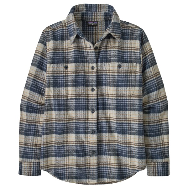 Patagonia - Women's Fjord Flannel Shirt - Hemd Gr M grau von Patagonia