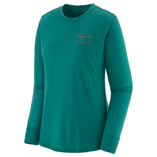Patagonia - Women's L/S Cap Cool Merino Graphic Shirt - Merinoshirt Gr L;M;S;XL;XS braun;grau/blau;schwarz von Patagonia