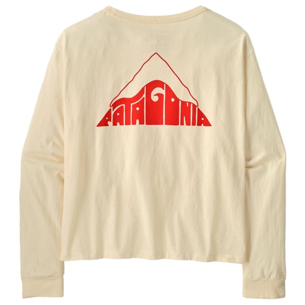 Patagonia - Women's L/S Driftways Easy Cut Organic T-Shirt - Longsleeve Gr M beige von Patagonia