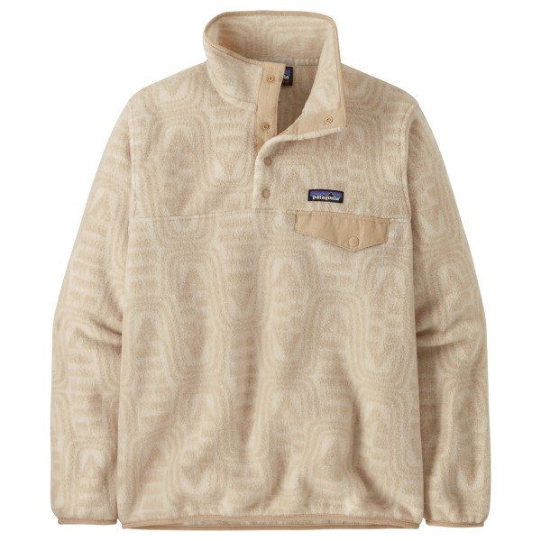 Patagonia - Women's Lightweight Synchilla Snap-T Fleece Pullov - Fleecepullover Gr L beige von Patagonia