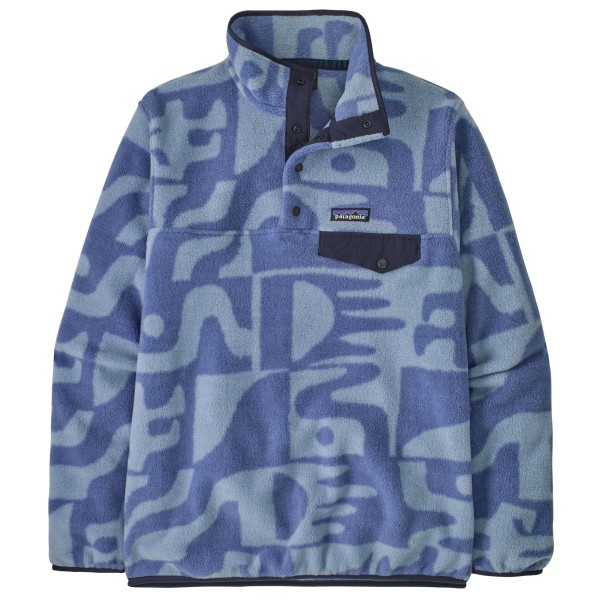 Patagonia - Women's Lightweight Synchilla Snap-T Fleece Pullov - Fleecepullover Gr L blau von Patagonia