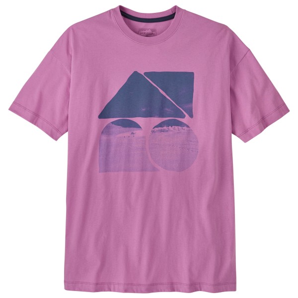 Patagonia - Women's Oversized Driftways Organic T-Shirt - T-Shirt Gr XXL rosa von Patagonia