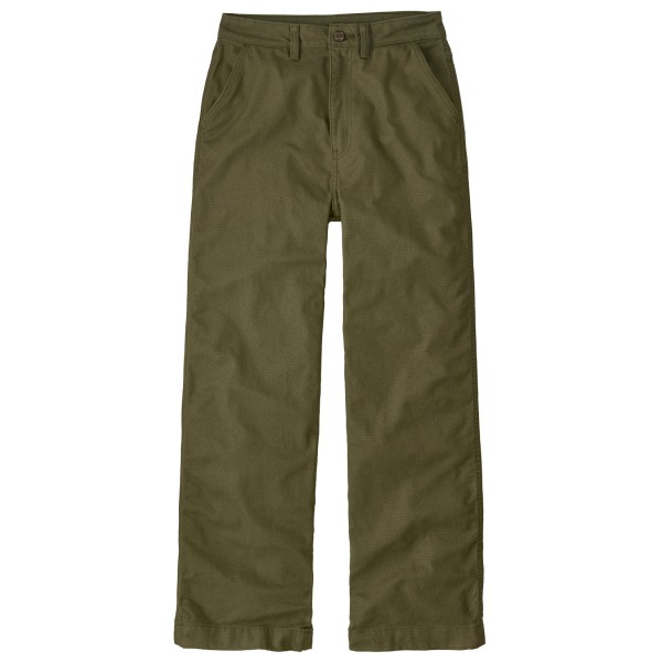Patagonia - Women's Point Reyes Canvas Wide Leg Pants - Freizeithose Gr 36 oliv von Patagonia