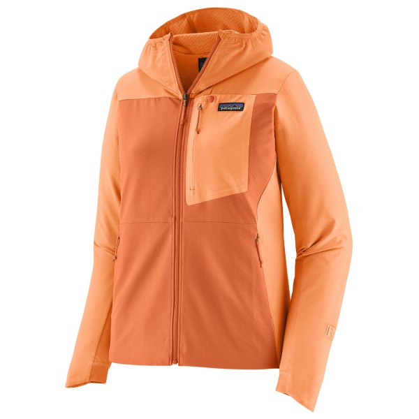 Patagonia - Women's R1 CrossStrata Hoody - Softshelljacke Gr XXL orange von Patagonia