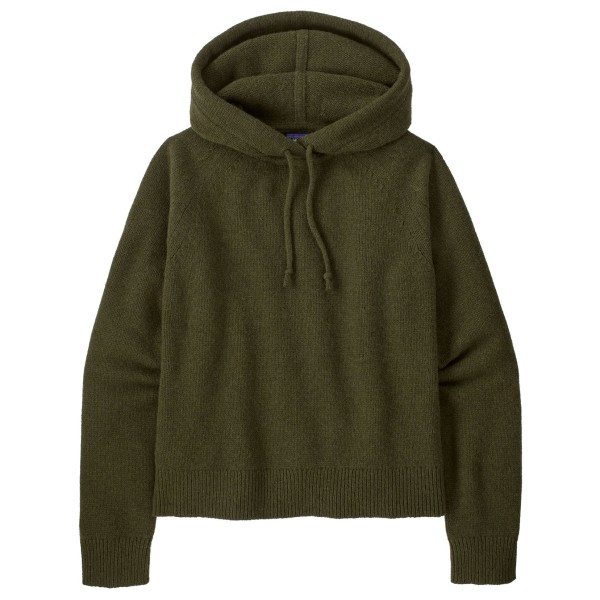 Patagonia - Women's Rec. Wool-Blend Hooded Pullover Sweater - Hoodie Gr S oliv von Patagonia
