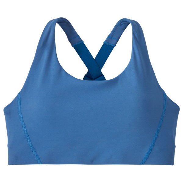 Patagonia - Women's Shadowlite Mid Impact Adjustable Bra - Sport-BH Gr M blau von Patagonia