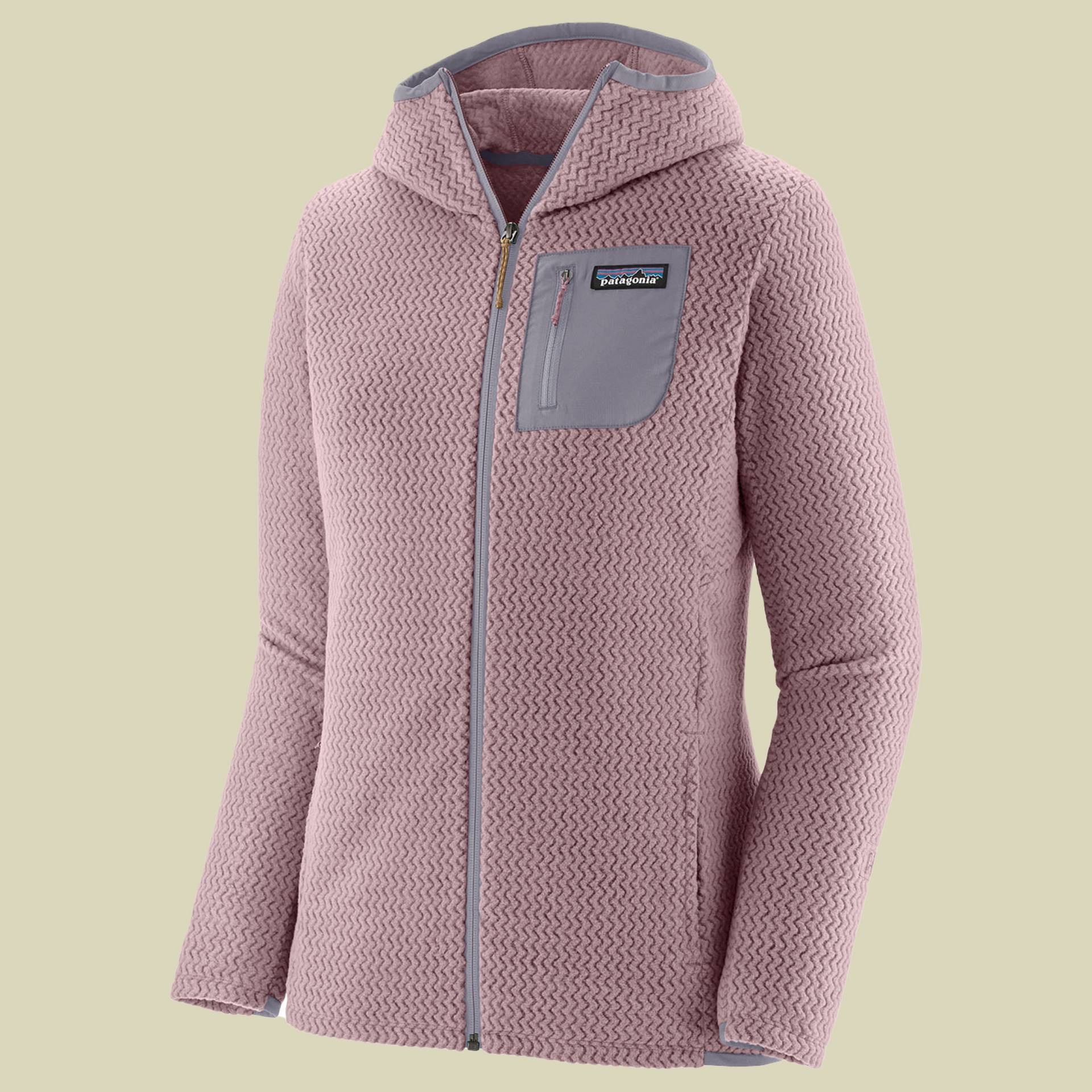 R1 Air Full-Zip Hoody Women lila L - milkweed mauve von Patagonia