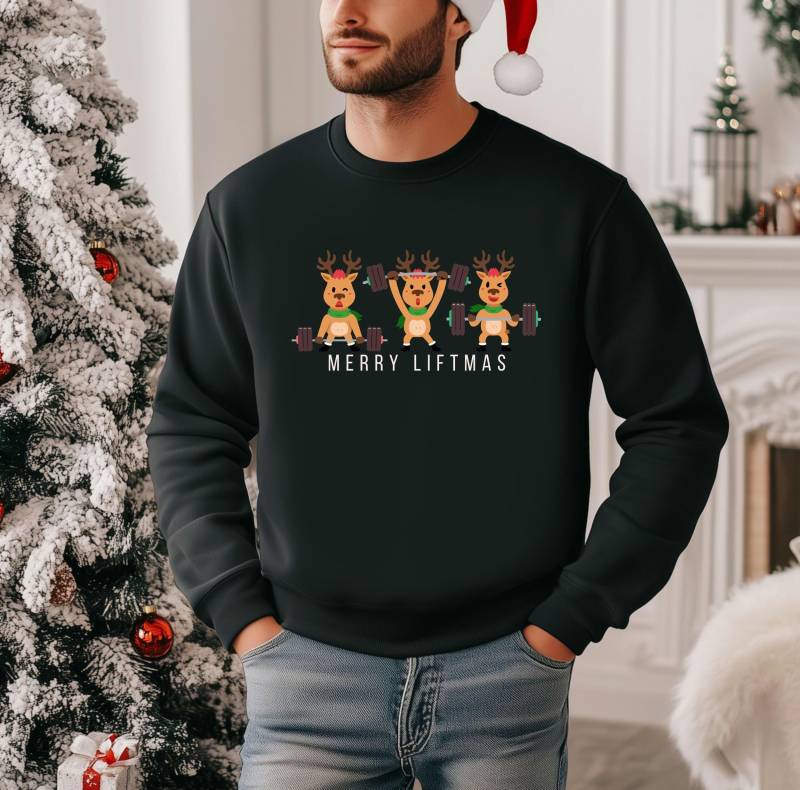Weihnachtspullover | Ugly Christmas Sweater Bio Baumwolle Xmas Pulli Geschenk Weihnachten Outfit Familienshirt Nikolaus von PatasticDesigns