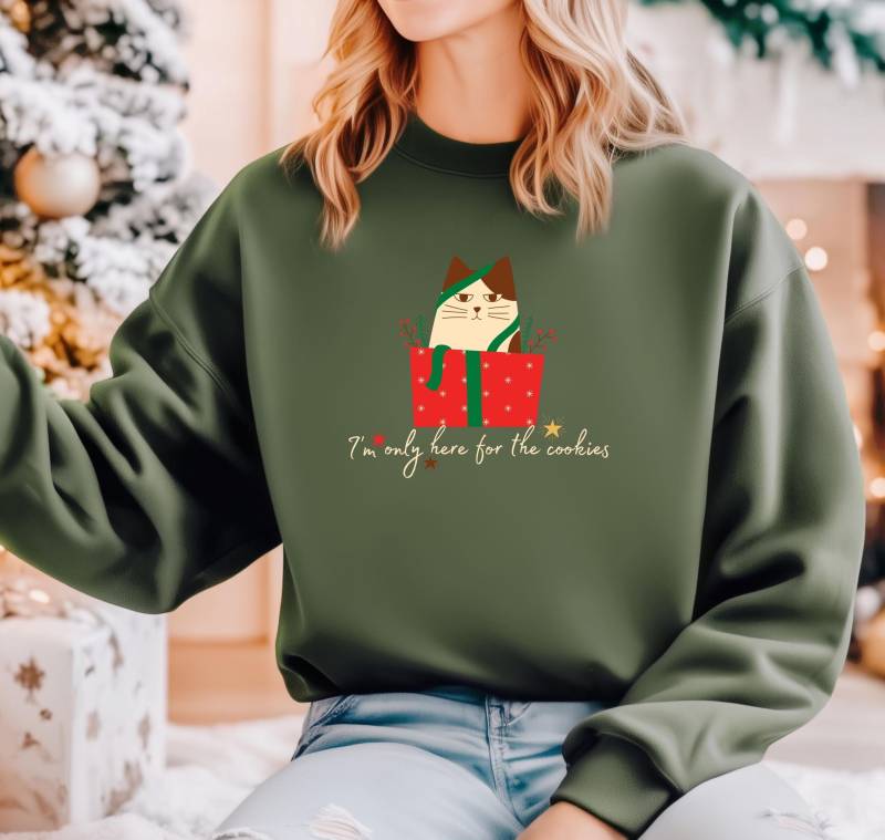 Weihnachtspullover | Ugly Christmas Sweater Bio Baumwolle Xmas Pulli Geschenk Weihnachten Outfit Familienshirt Nikolaus von PatasticDesigns