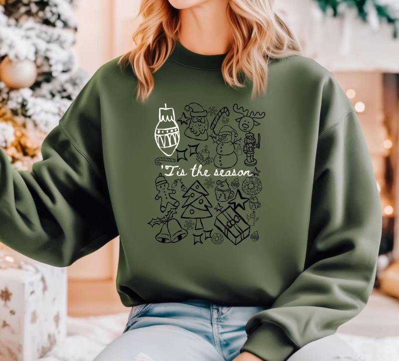 Weihnachtspullover | Ugly Christmas Sweater Bio Baumwolle Xmas Pulli Geschenk Weihnachten Outfit Familienshirt Nikolaus von PatasticDesigns