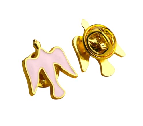 Patch Nation Brosche aus Metall, Motiv: Heilige Geist-Taube, 15 mm x 20 mm, Aluminium von Patch Nation