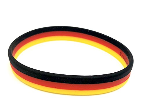 Patch Nation Deutschland Deutsch Flagge Silikon Armbänder von Patch Nation