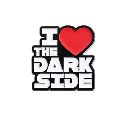 Patch Nation Metall-Brosche "I Love The Dark Side" von Patch Nation