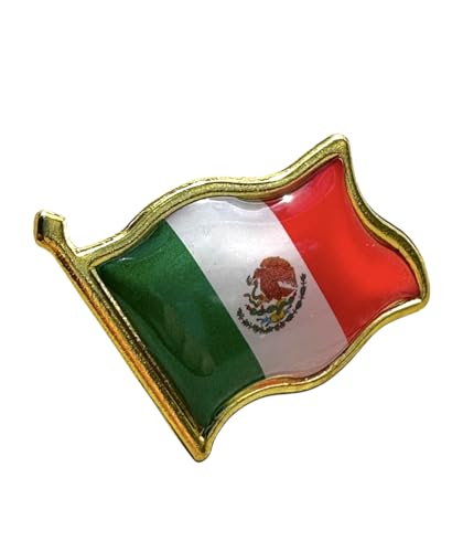 Patch Nation Mexiko-Flagge, Metall-Brosche von Patch Nation