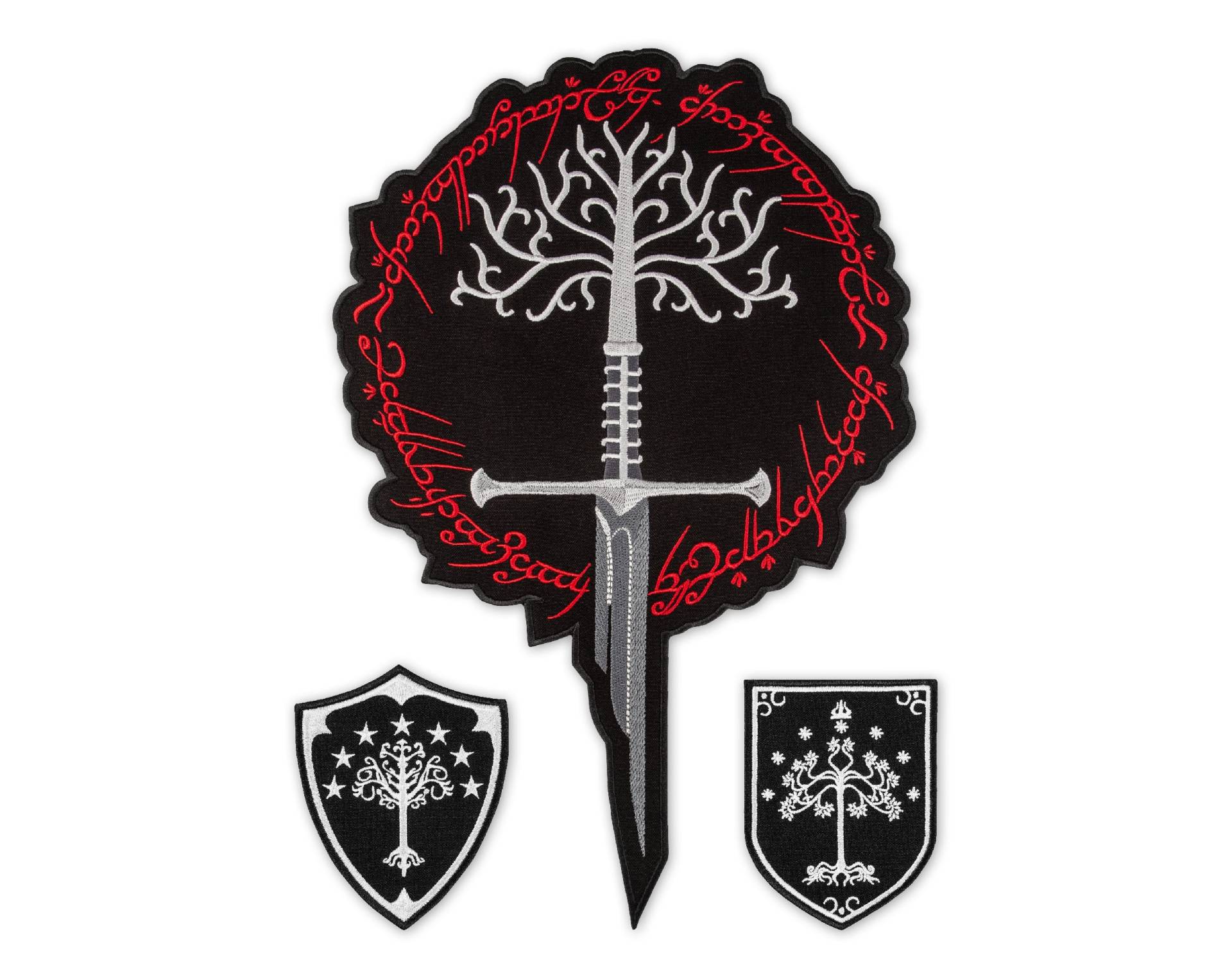 White Tree Of Gondor Aufnäher, Besticktes Fantasy Emblem Für Cosplay Kostüm, Bügeleisen/Aufnäher von PatchManCreations