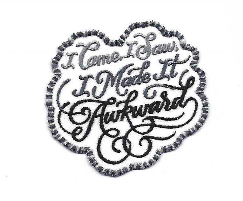 4 "Snarky Quote Patch Custom Made Ich Kam, Ich Sah, Dass Es Gemacht Habe von PatchNation