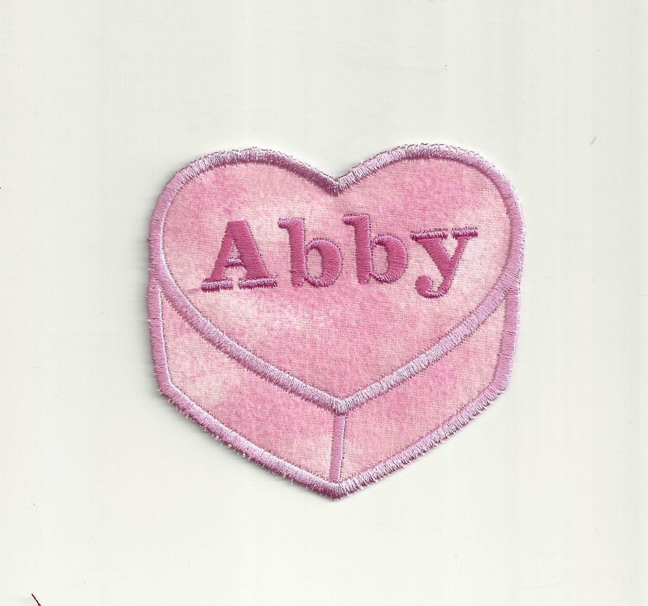 Dein Name Auf Einem Conversation Heart, Jeder Farbpatch Maßanfertigung Ap104 Dein Name Auf Einem Conversation Heart, Jeder Farbpatch Maßanfertigung Ap104 von PatchNation