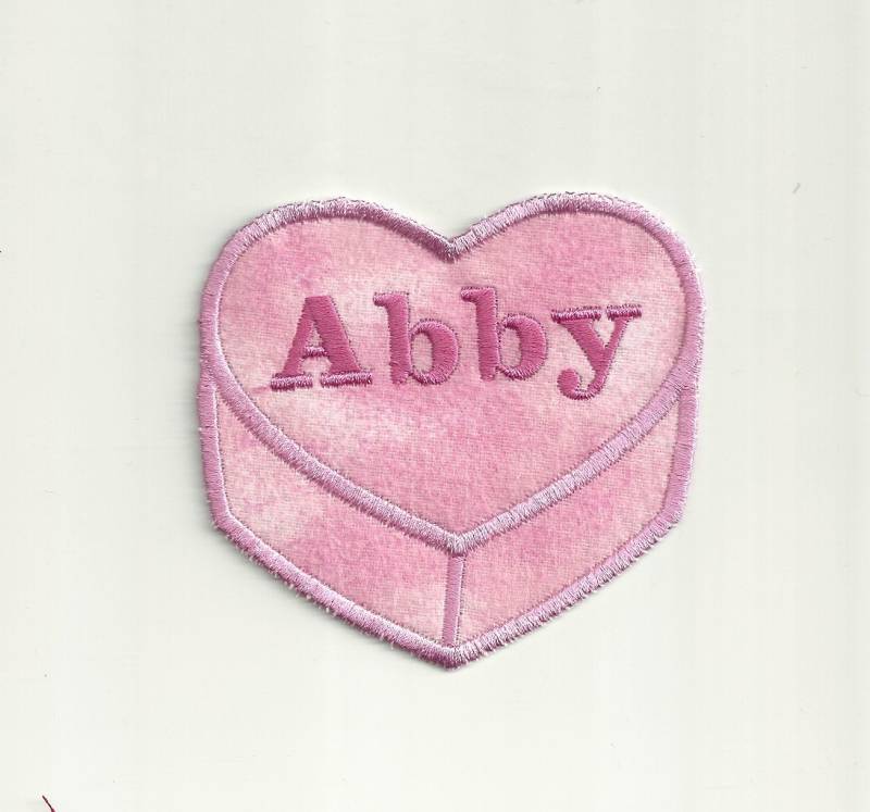 Dein Name Auf Einem Conversation Heart, Jeder Farbpatch Maßanfertigung Ap104 Dein Name Auf Einem Conversation Heart, Jeder Farbpatch Maßanfertigung Ap104 von PatchNation